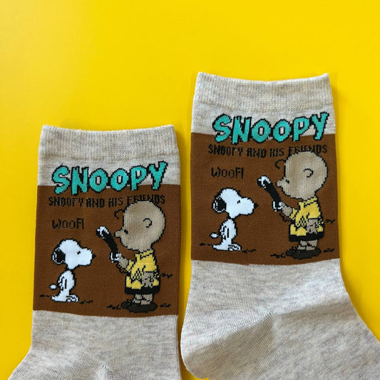 Design M - Snoopy & Woofi Socks