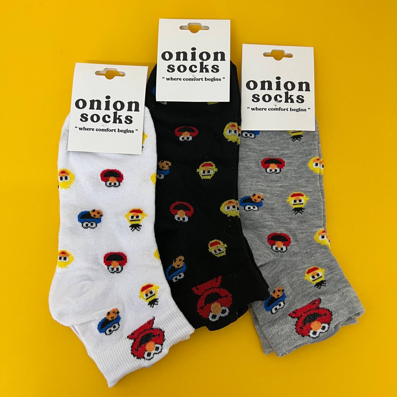 Design M - Sesame Street Head Socks