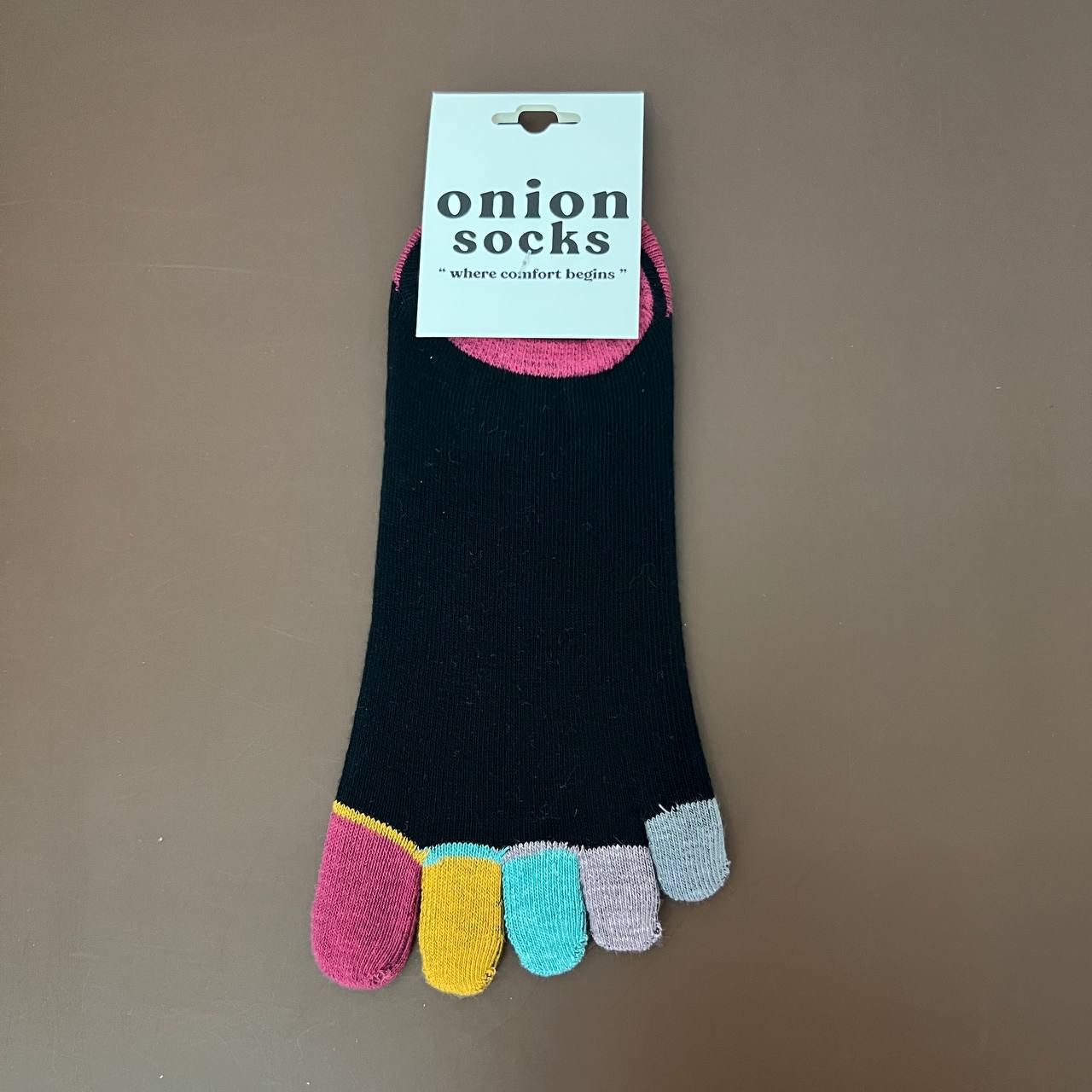 Plain T - Ladies Toe Coloured Socks