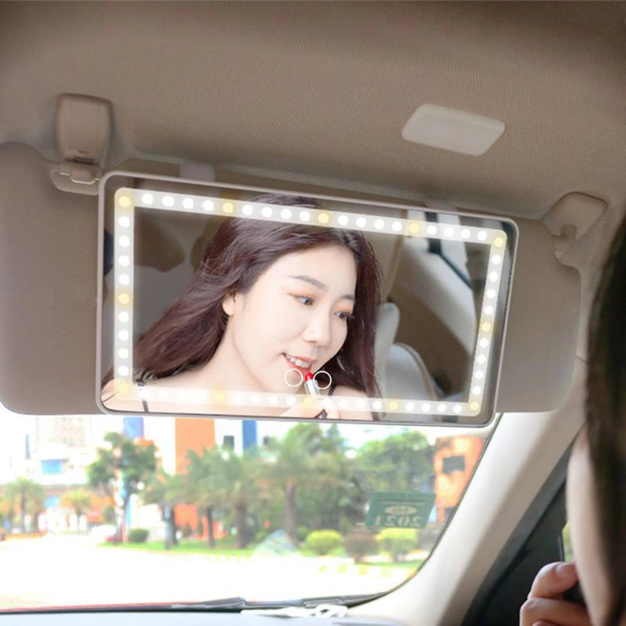 Car Sun Visor LED Vanity Mirror