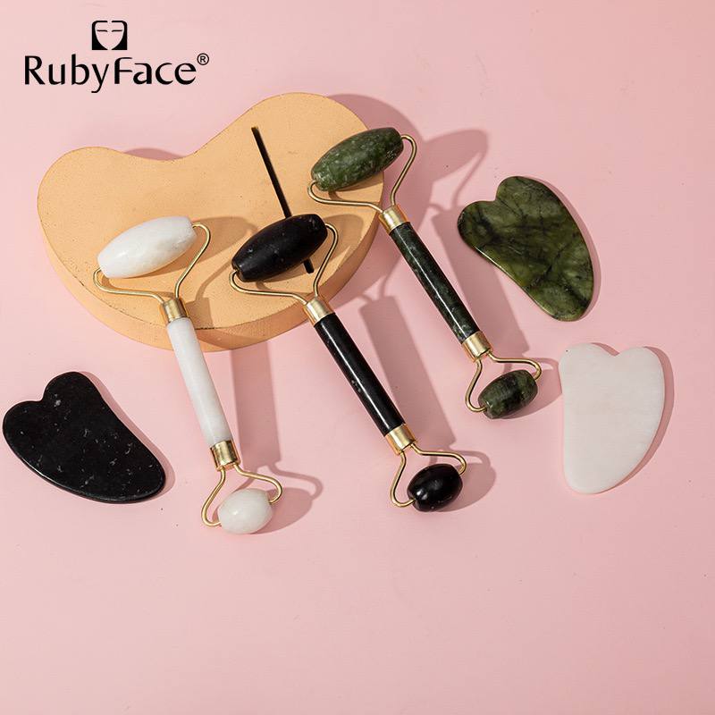 Rubyface Facial Roller + Silicon Brush + Headband