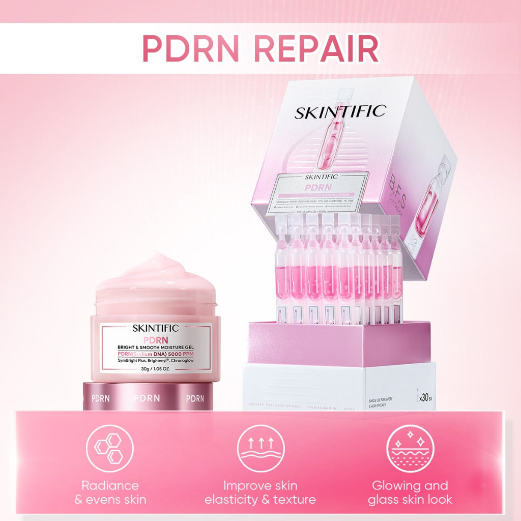SKINTIFIC PDRN Brightening One Time Ampoule Serum 1ml x 30pcs
