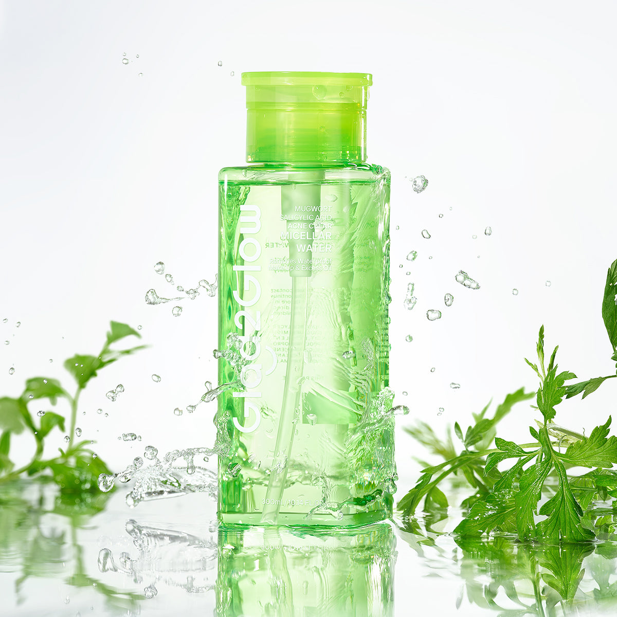 GLAD2GLOW Mugwort Salicylic Acid Acne Clear Micellar Water 300ml