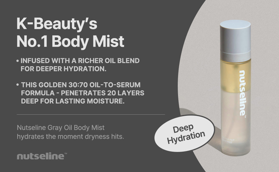 NUTSELINE Aroma Nut Grey Body Mist 130ml
