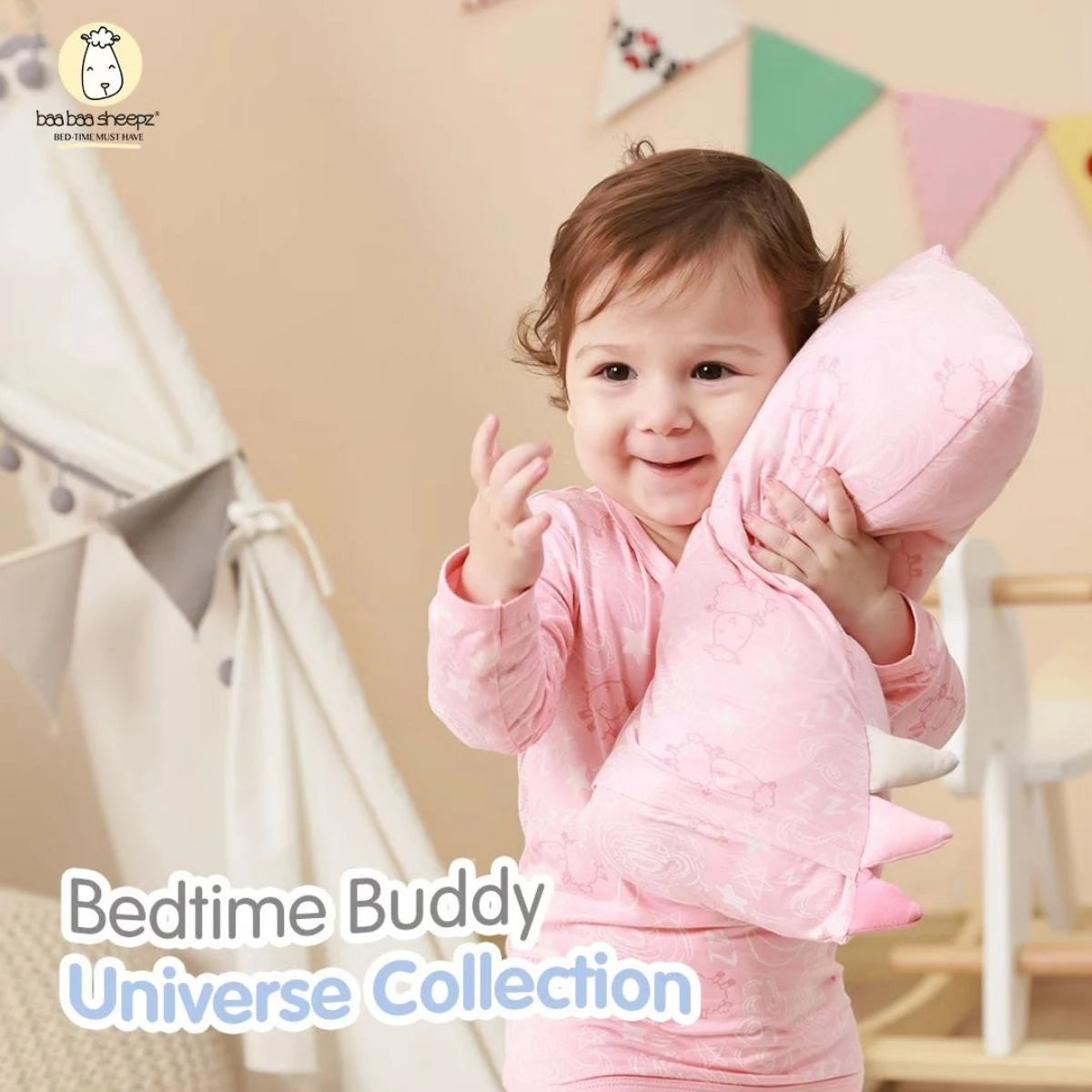 Baabaasheep BedTimeBuddy BaaBaa In The Universe - PINK