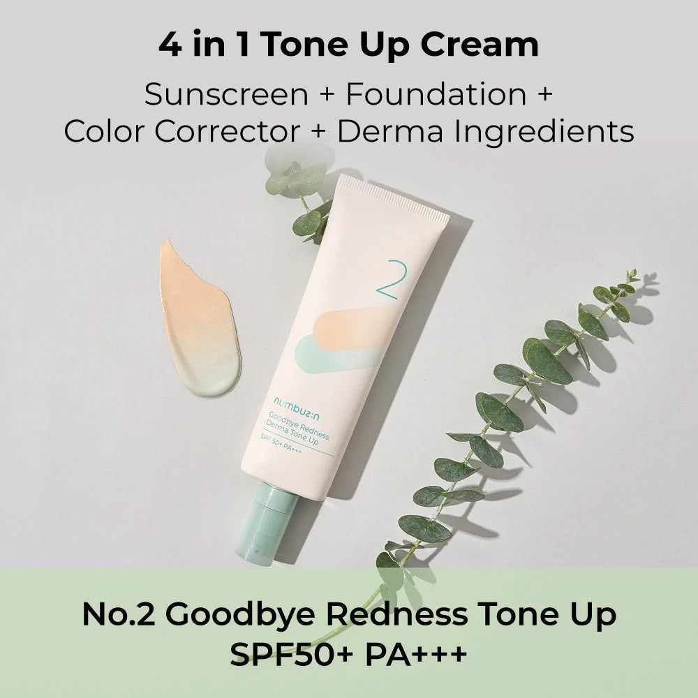 NUMBUZIN No.2 Goodbye Redness Derma Tone Up SPF50+ PA+++50ML