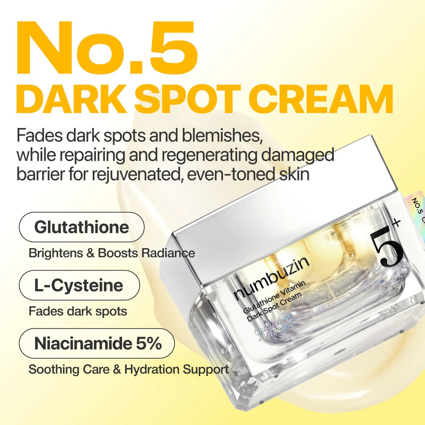 NUMBUZIN No.5 Glutathione Vitamin Dark Spot Cream 50ml – onion