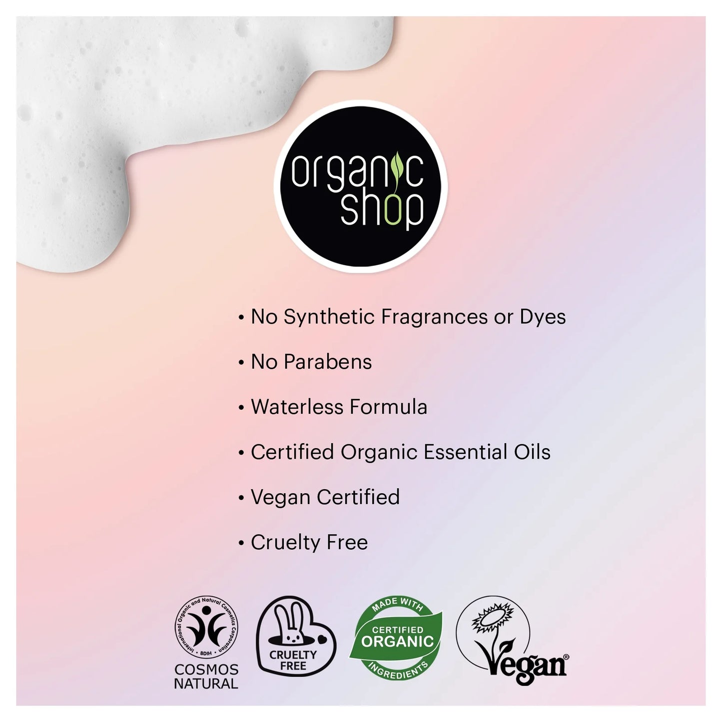 ORGANIC SHOP Firming Shower Gel Lemon Macaron 280ml