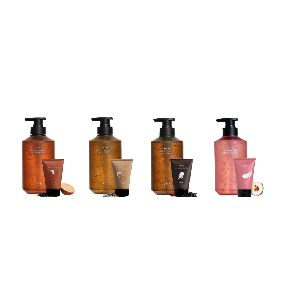 CLEF Tea Core Gentle Bath Gel 500ml (4 Variants)