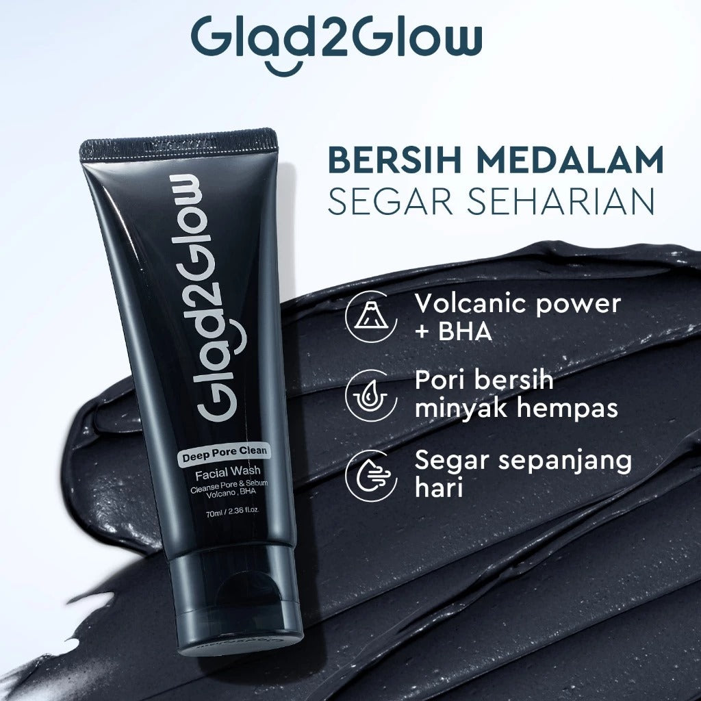 GLAD2GLOW Deep Pore Clean Facial Wash