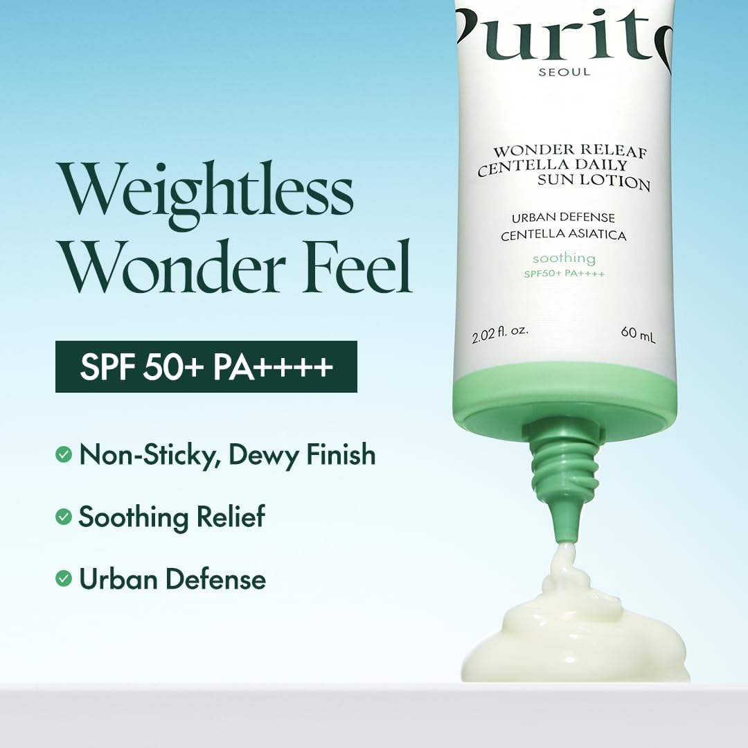 PURITO Wonder Releaf Centella Daily Sun Lotion SPF50+ PA++++ 60ml