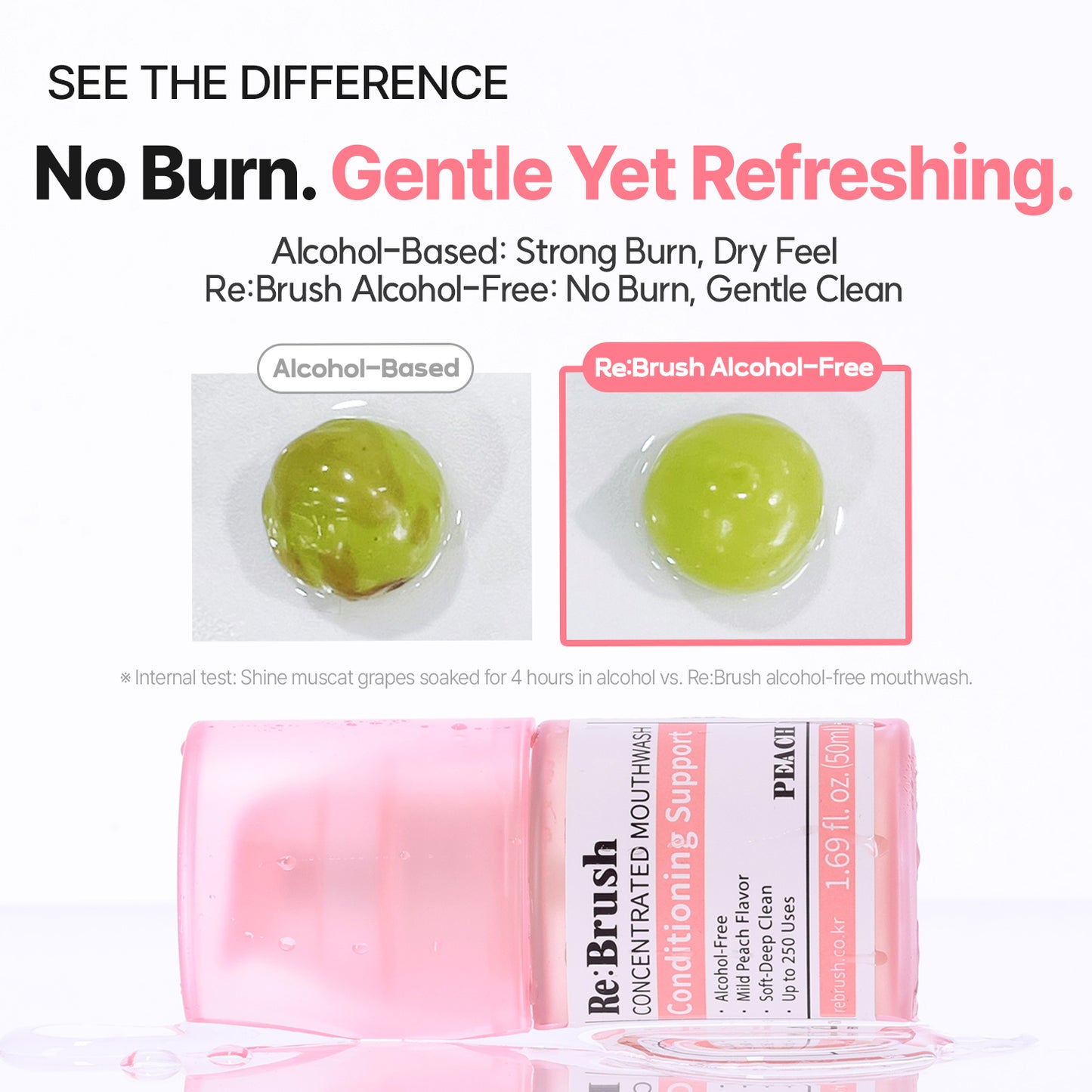 REBRUSH Concentrated Mouthwash - Yuzu, Peach, Clove, Treevera