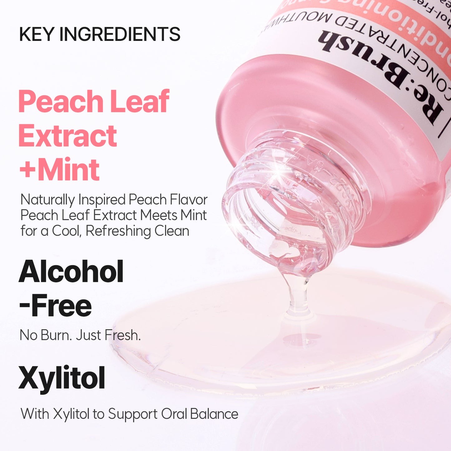 REBRUSH Concentrated Mouthwash - Yuzu, Peach, Clove, Treevera