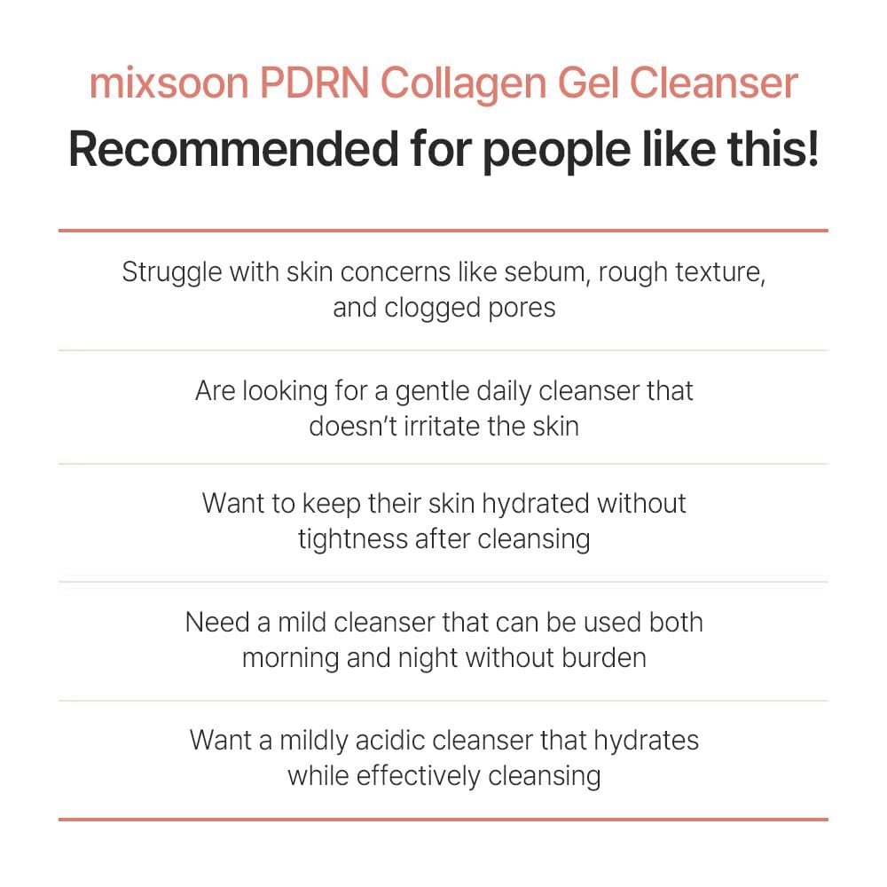 MIXSOON PDRN Collagen Gel Cleanser 100ml