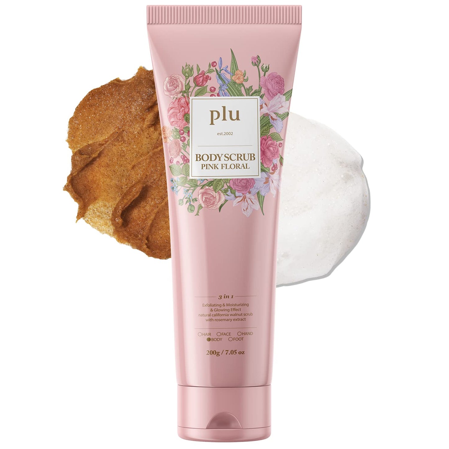 PLU Body Scrub 200g (4 Scents)