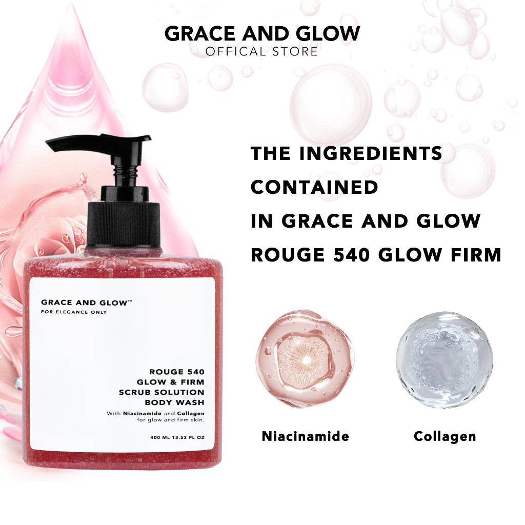 GRACE AND GLOW Rouge 540 Glow & Firm Scrub Solution Body Wash