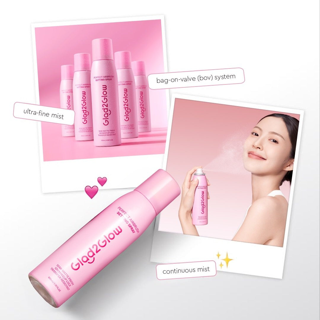 GLAD2GLOW Perfect Airbrush Setting Spray 100ml