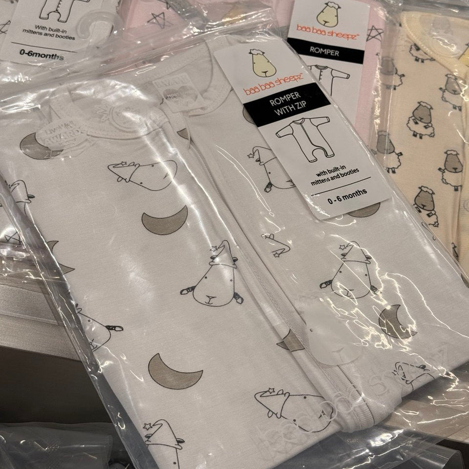 Baabaasheep Baby Romper with Snap
