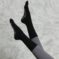 [M] Toes Plain Yoga Pilates Non-Slip Grip Sock for Women