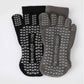 [M] Toes Plain Yoga Pilates Non-Slip Grip Sock for Women