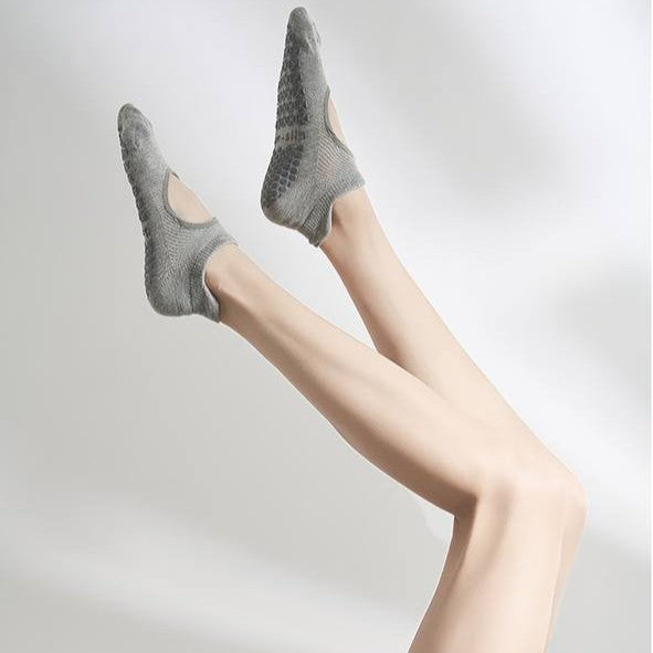 [S] Yoga Pilates Non-Slip Grip Sock for Women