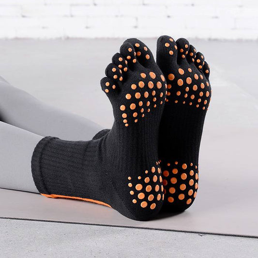 [M] Toes Yoga Pilates Non-Slip Grip Sock for Women