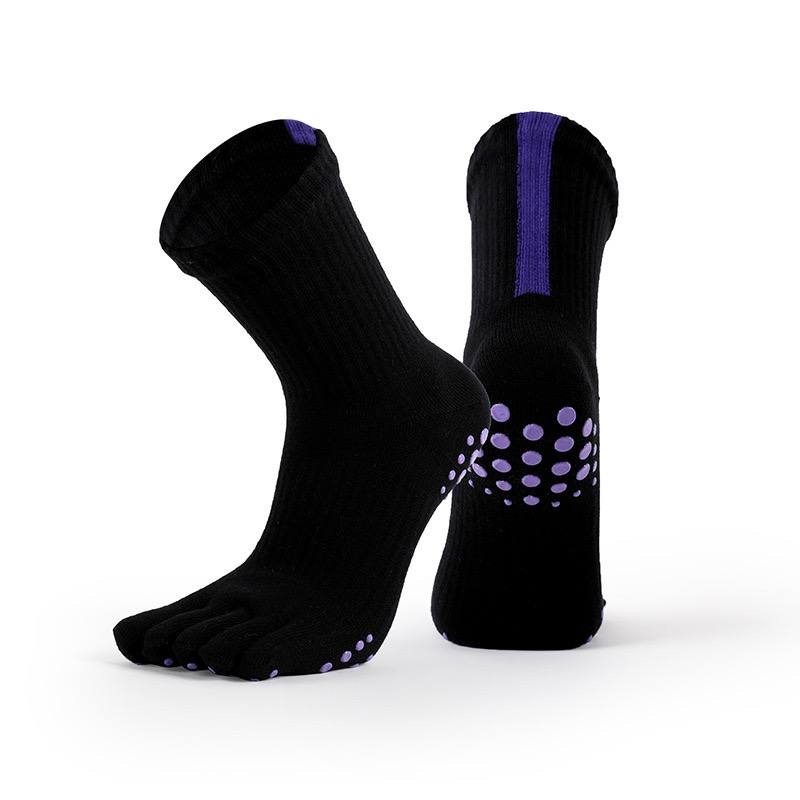 [M] Toes Yoga Pilates Non-Slip Grip Sock for Women