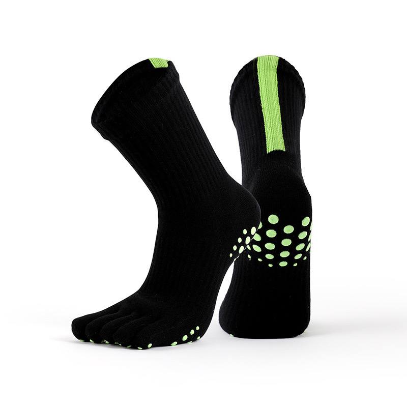 [M] Toes Yoga Pilates Non-Slip Grip Sock for Women