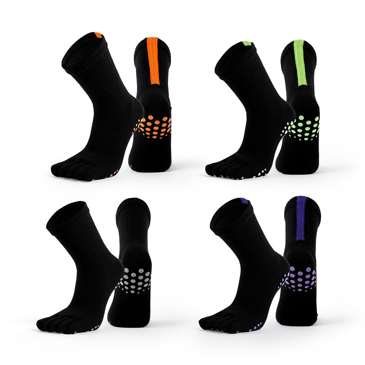 [M] Toes Yoga Pilates Non-Slip Grip Sock for Women