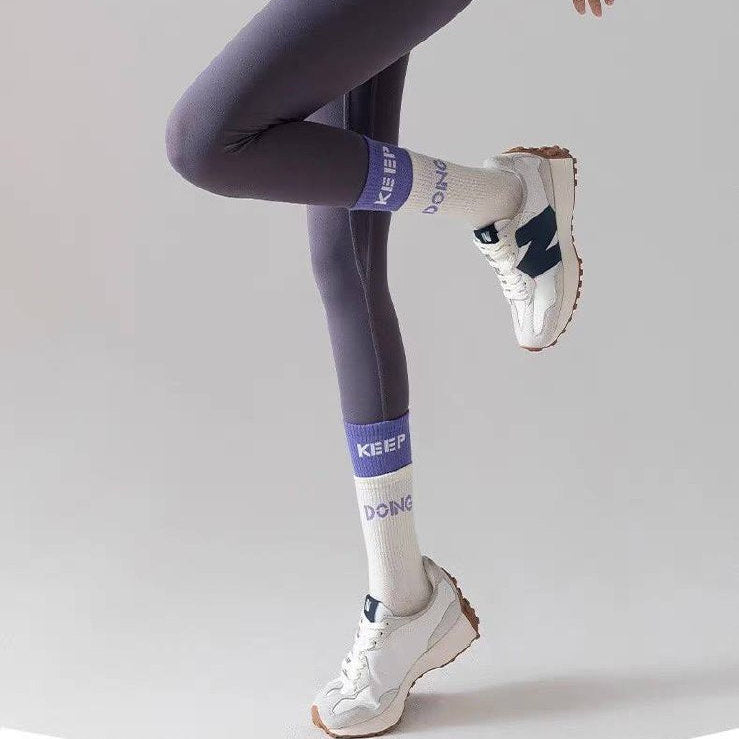 [M] Yoga Pilates Non-Slip Grip Sock for Women