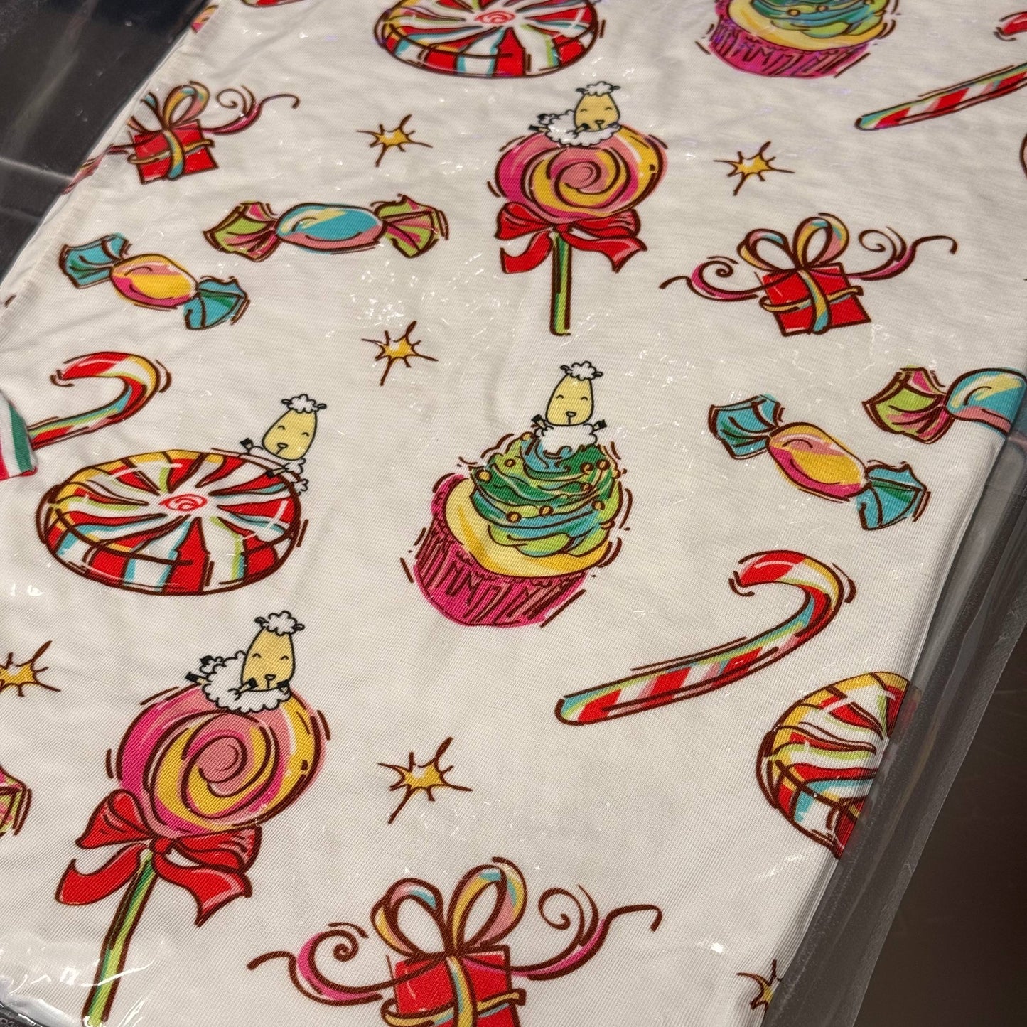 Baabaasheep Sweetmas Wonderland 2025 Holiday Season White Pillow