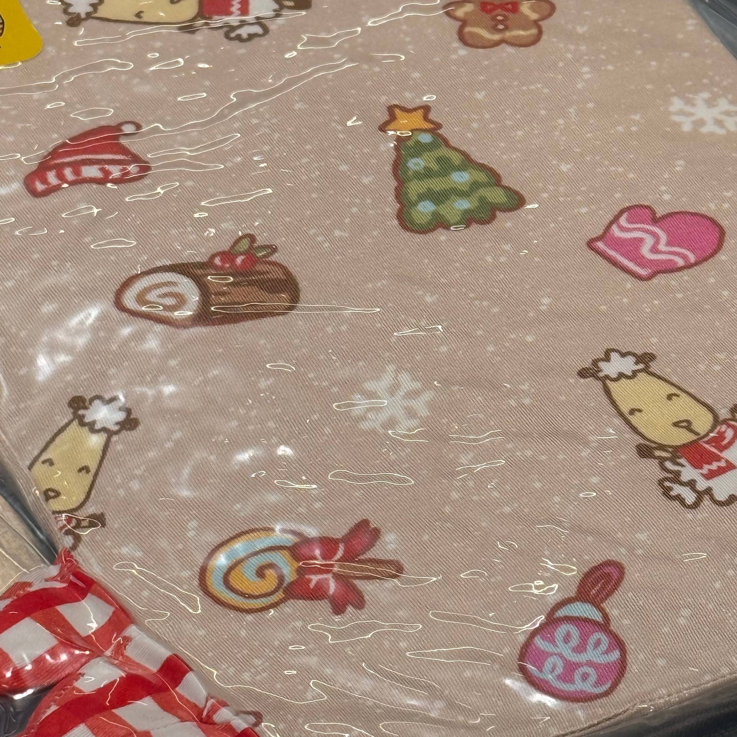 Baabaasheep Christmas Beige Holiday Season Pillow