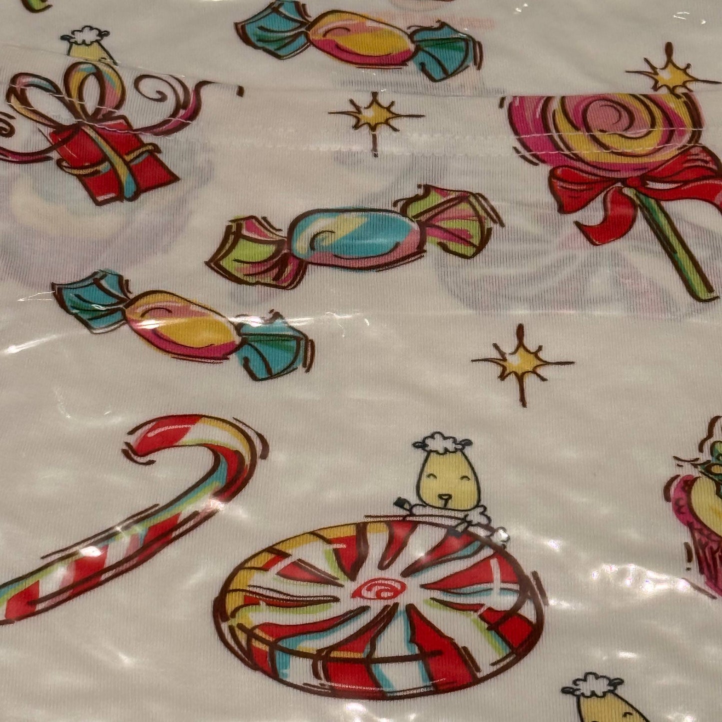 Baabaasheep Sweetmas Wonderland 2025 Holiday Season White Pillow