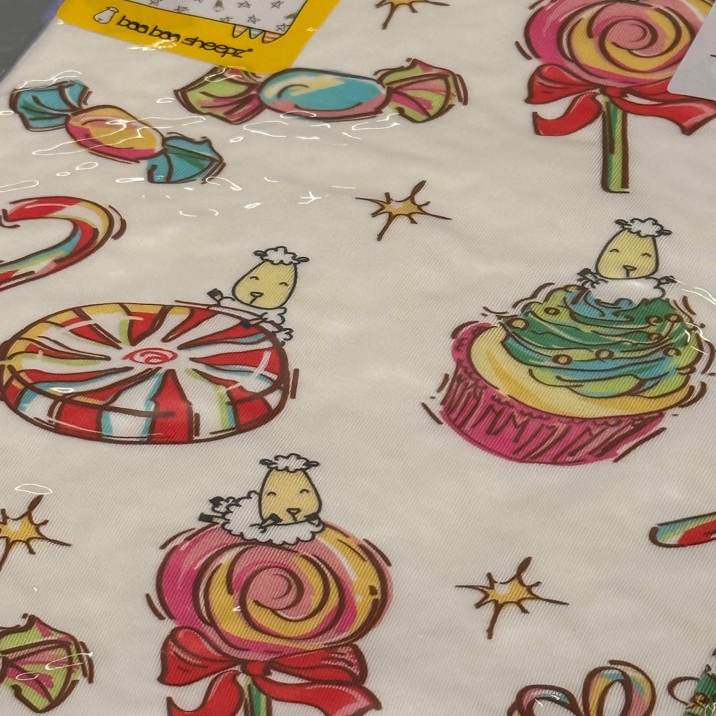 Baabaasheep Sweetmas Wonderland 2025 Holiday Season White Pillow