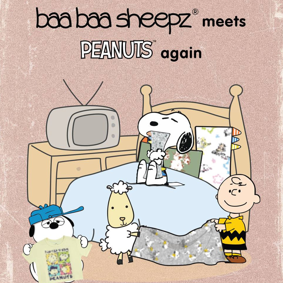 Baabaasheep x Peanuts S45 Grey (Snoopy 2.0) Pillow