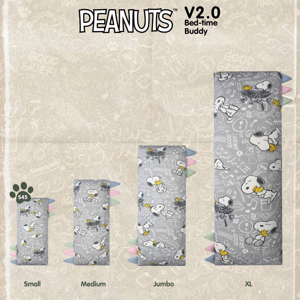 Baabaasheep x Peanuts S45 Grey (Snoopy 2.0) Pillow