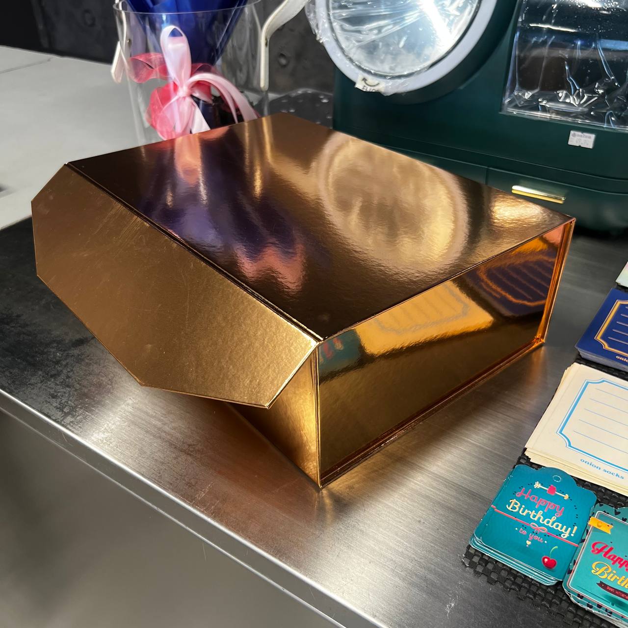 GIFT BOX - Foldable Large Rectangular Plain Box