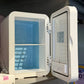Mini LED Mirror White Refrigerator (2 Sizes)