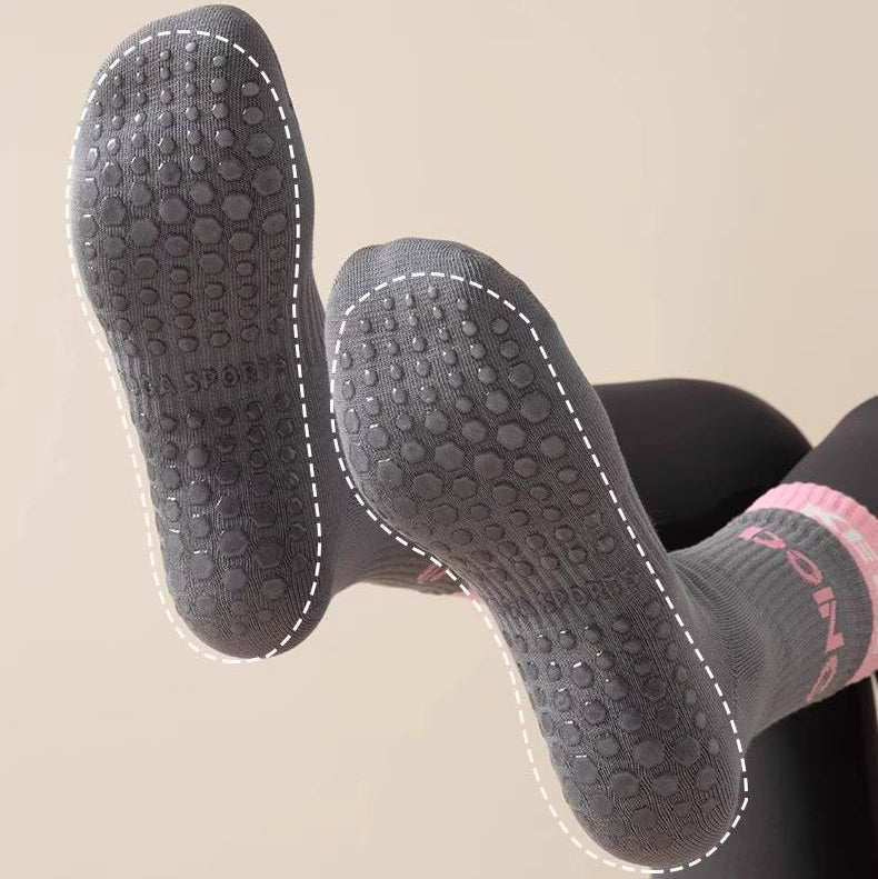 [M] Yoga Pilates Non-Slip Grip Sock for Women