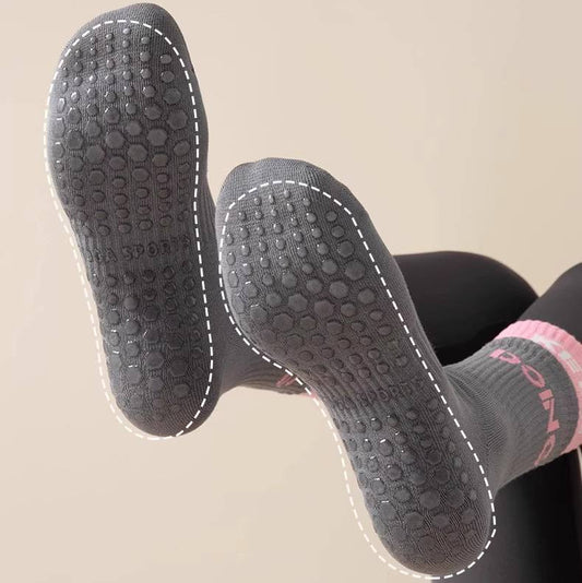 [M] Yoga Pilates Non-Slip Grip Sock for Women