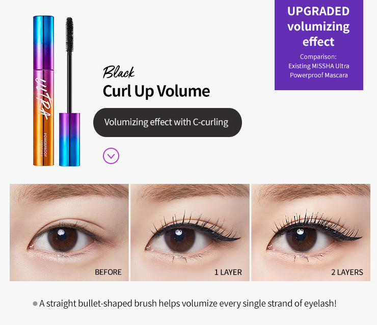 MISSHA Ultra Powerproof Mascara 8g (2 Types)