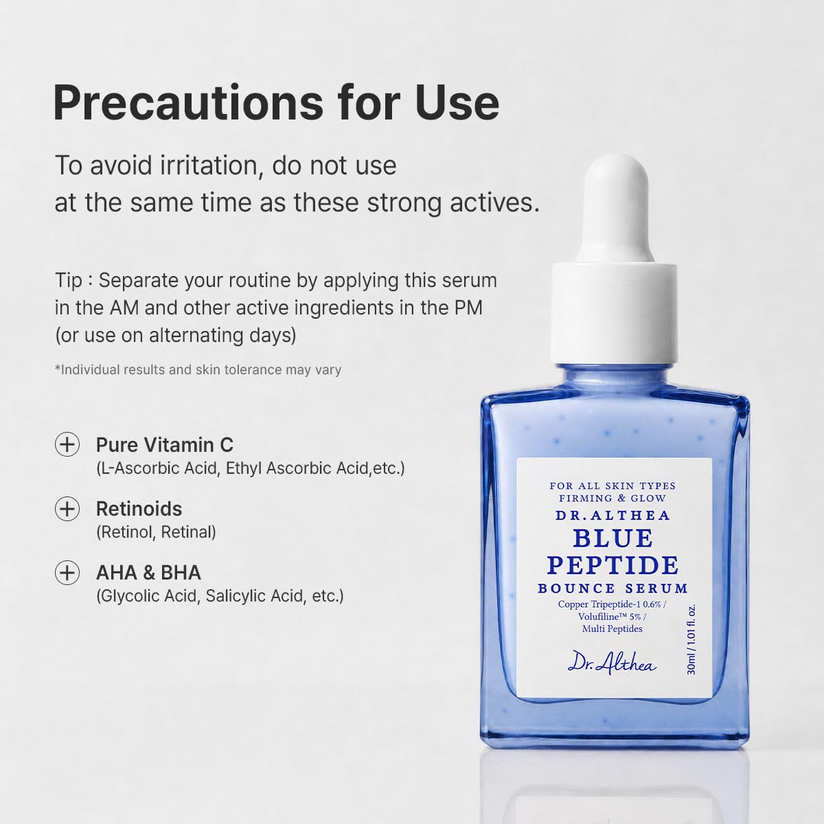 DR.ALTHEA Blue Peptide Bounce Serum 30ml