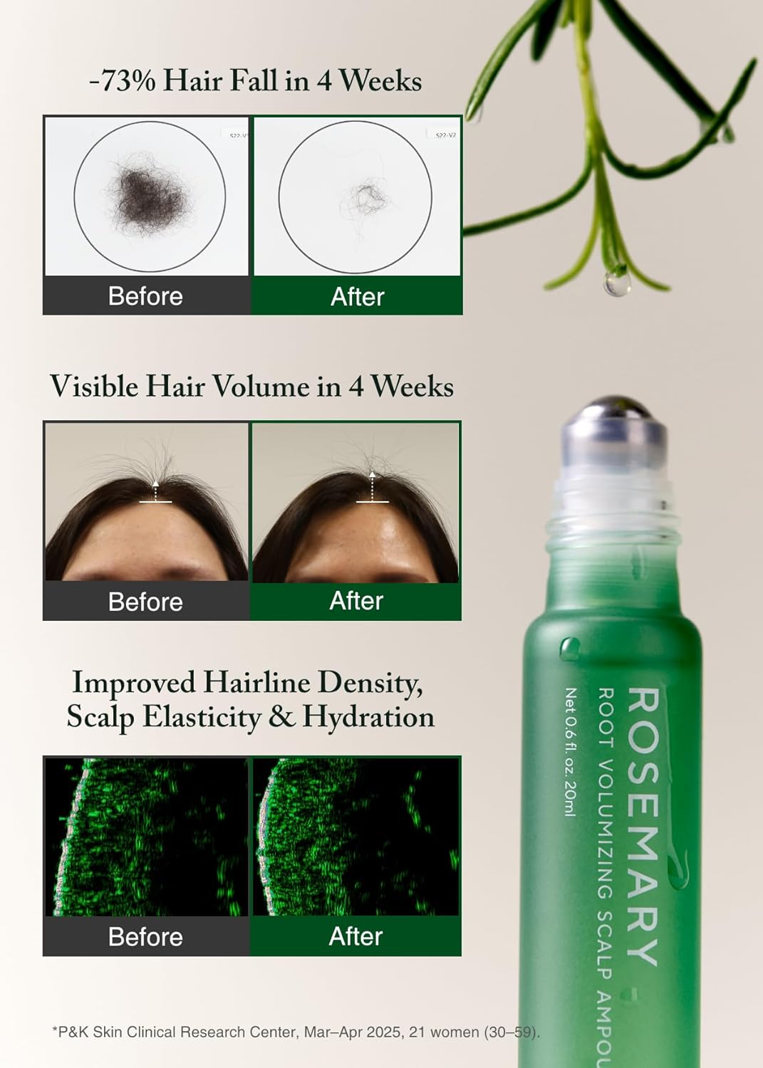 AROMATICA Rosemary Root Volumizing Scalp Ampoule 20ml
