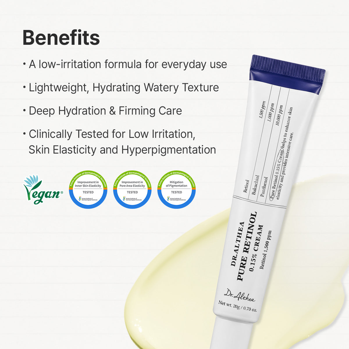 DR ALTHEA Pure Retinol 0.15% Cream 20g