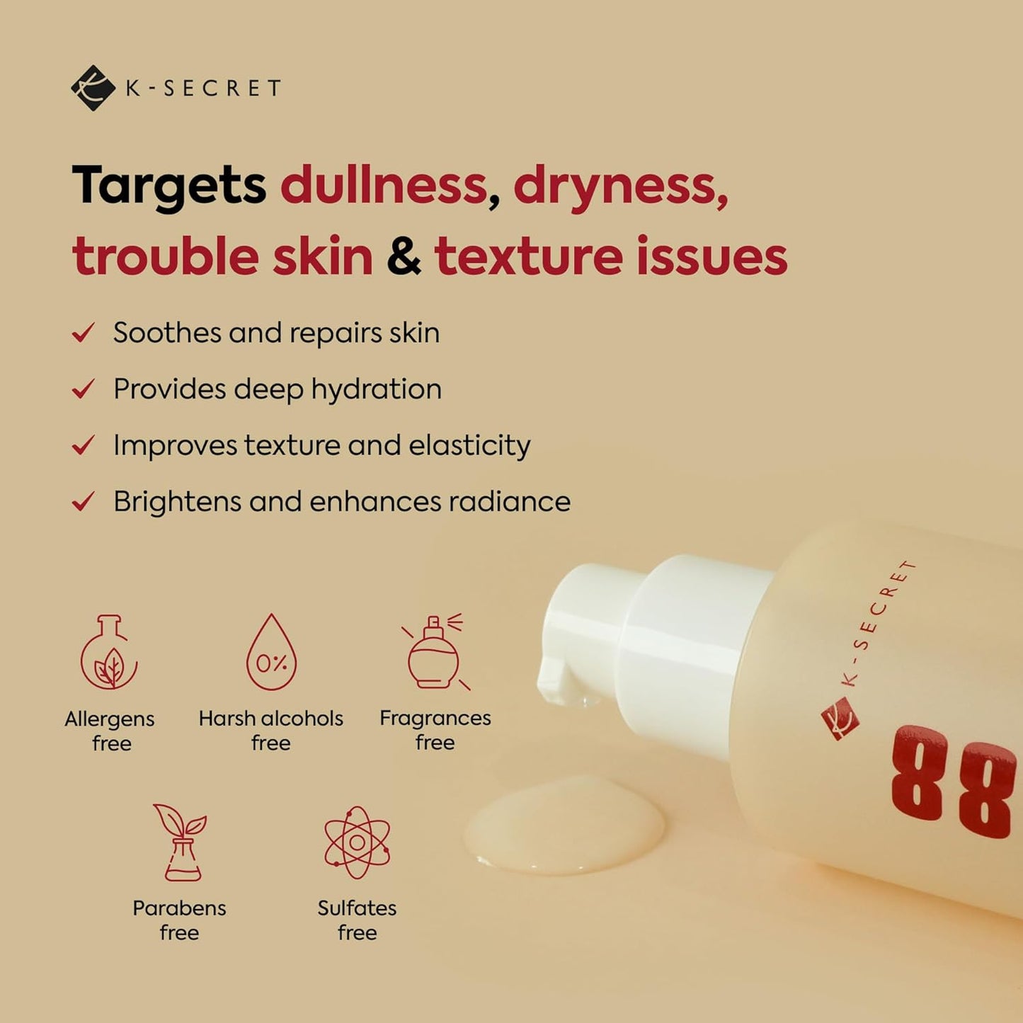 KSECRET Essence : Snail Mucin 97% + Rice 100ml
