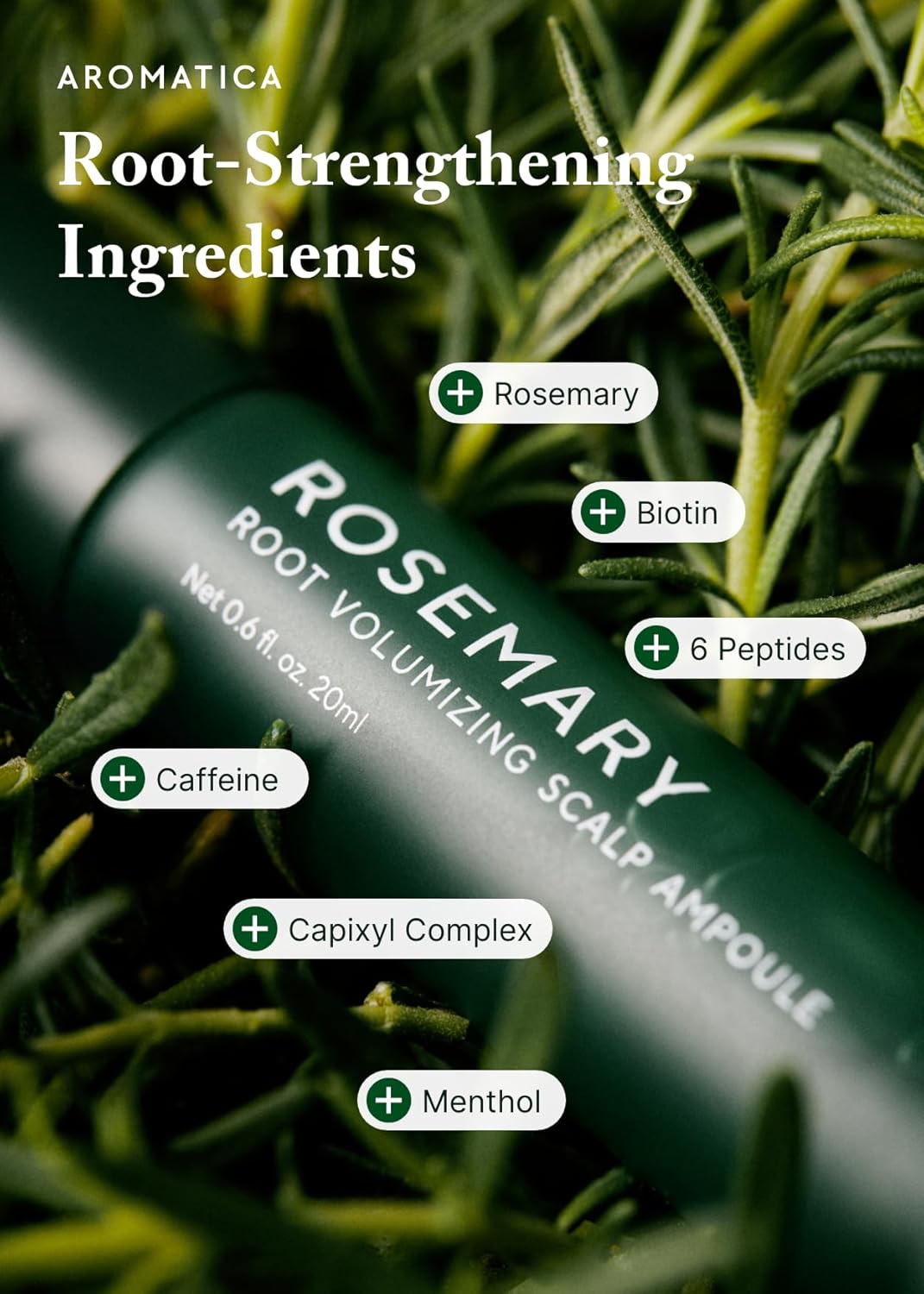 AROMATICA Rosemary Root Volumizing Scalp Ampoule 20ml