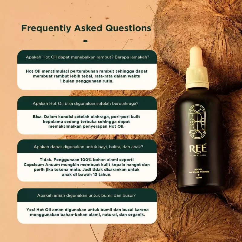 Ree Derma Hot Oil & Scalp Treatment