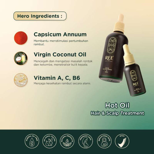 Ree Derma Hot Oil & Scalp Treatment