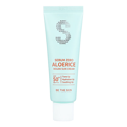 BE THE SKIN Sebum Zero Aloerice Vegan Sun Cream 50ml SPF50+