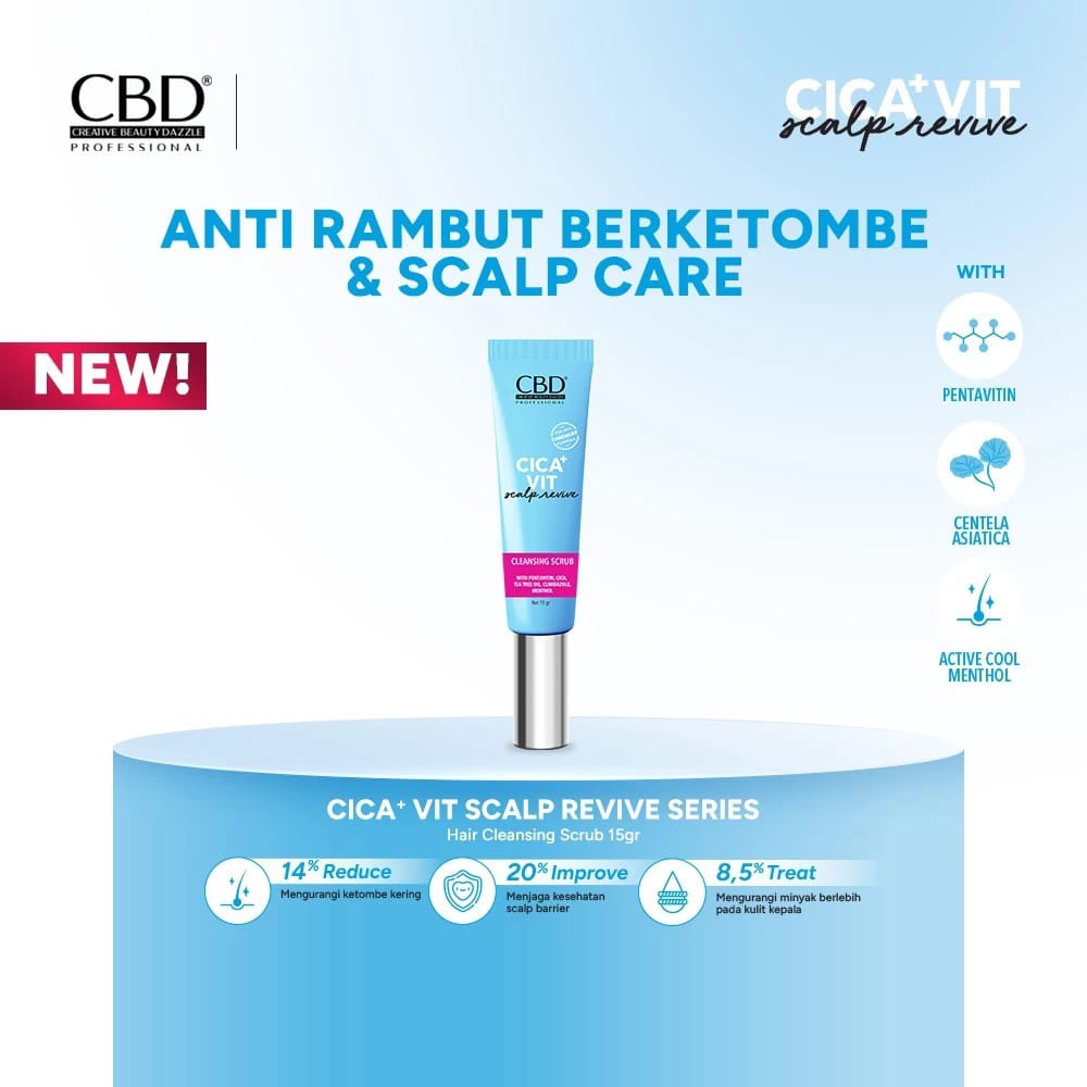 CBD Cica+Vit Scalp Revive Cleansing Scrub 15g